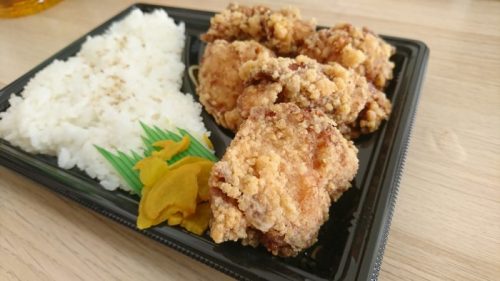 三笠うどん唐揚げ弁当